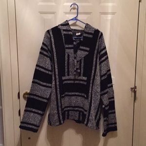Baja Hoodie from Mexico.  NEW—NEVER WORN